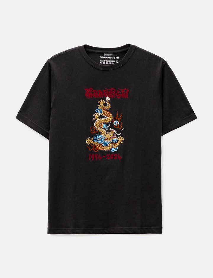 Maharishi Descending Dragon T-shirt In Black