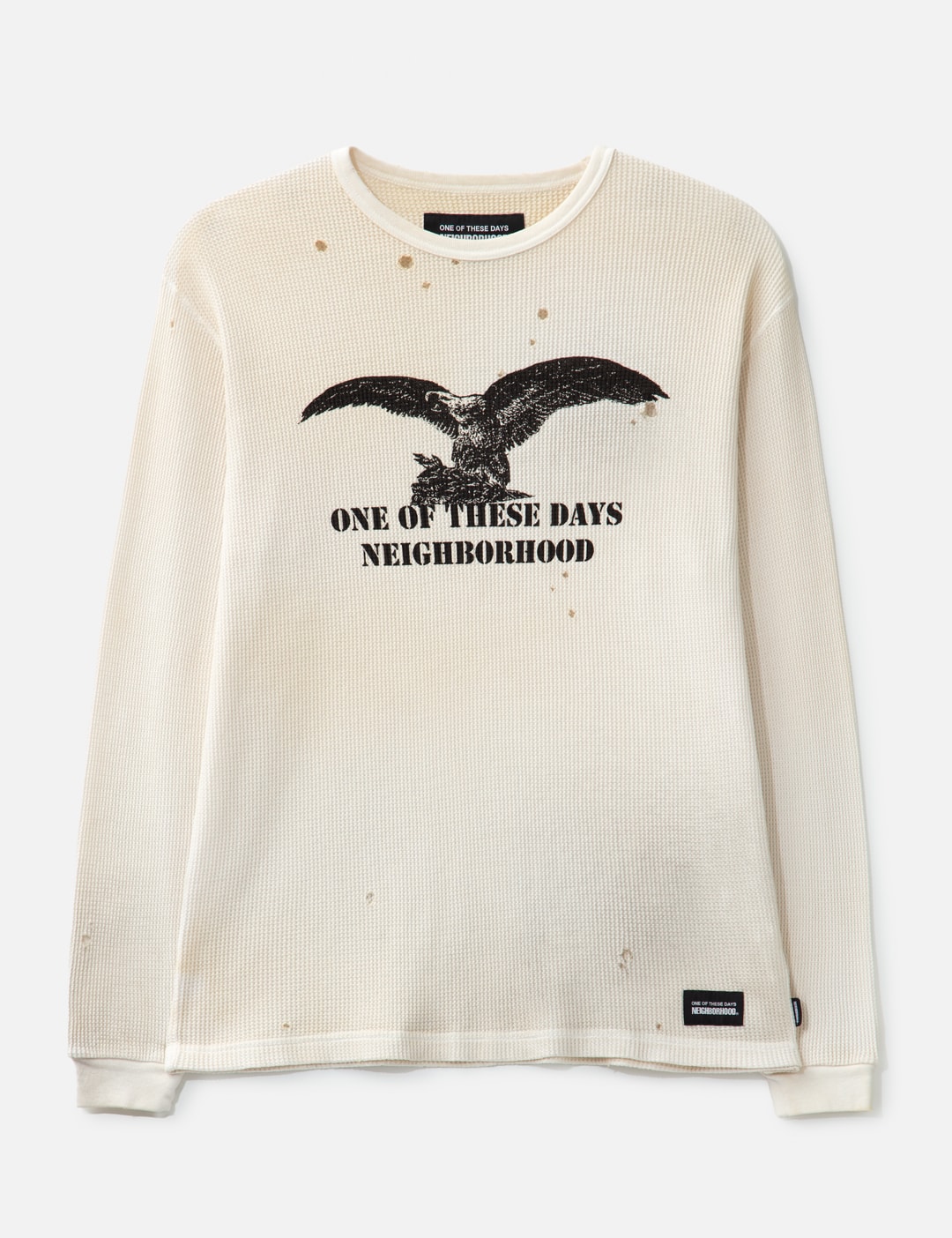 NH X OOTD . Waffle Fabric Crewneck Long Sleeve view 7