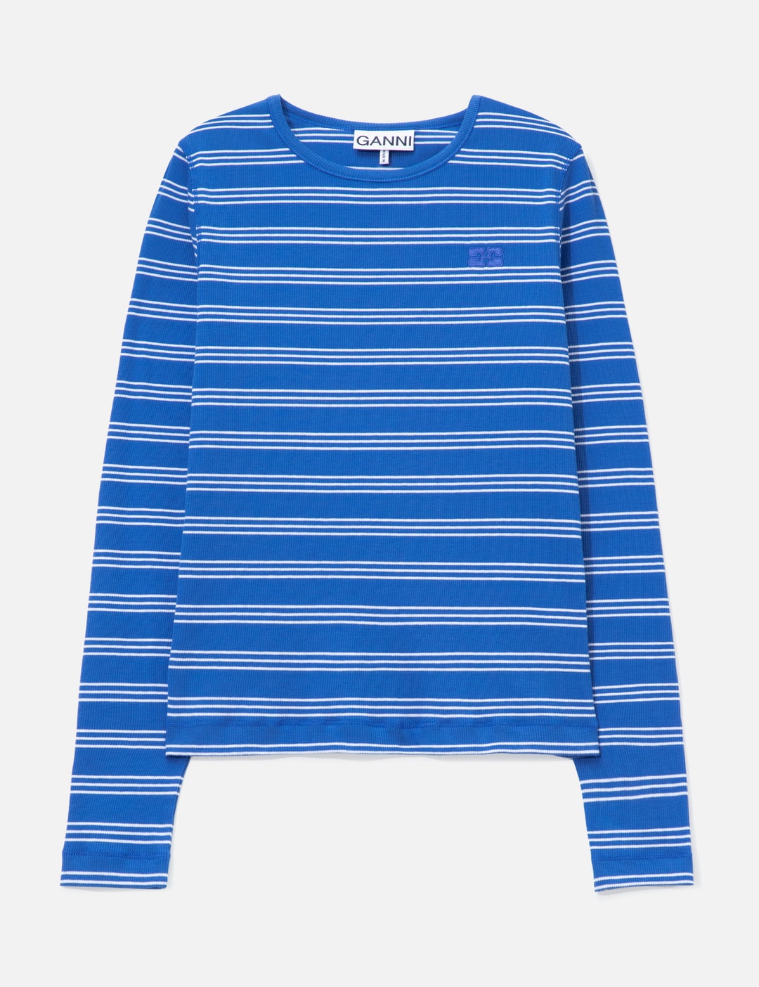 Long-Sleeve Top With Stripes