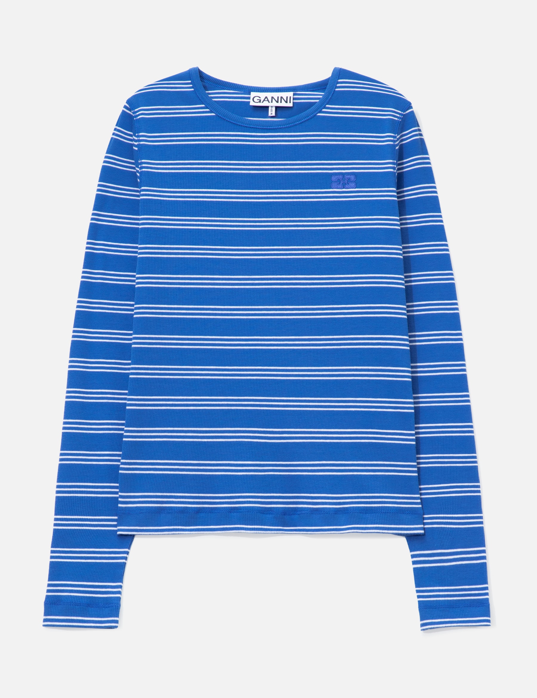 Long-Sleeve Top With Stripes view 16