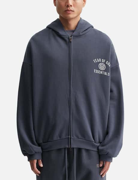 Fear of God Essentials - HEAVY FLEECE FULLZIP HOODIE | HBX  