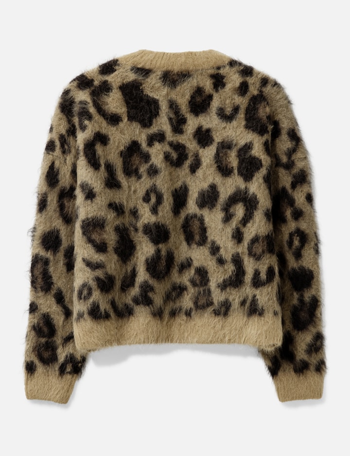 LEOPARD KNIT SWEATSHIRT Placeholder Image