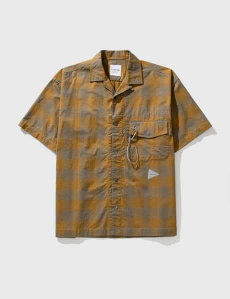and wander Dry Check Open Shirt