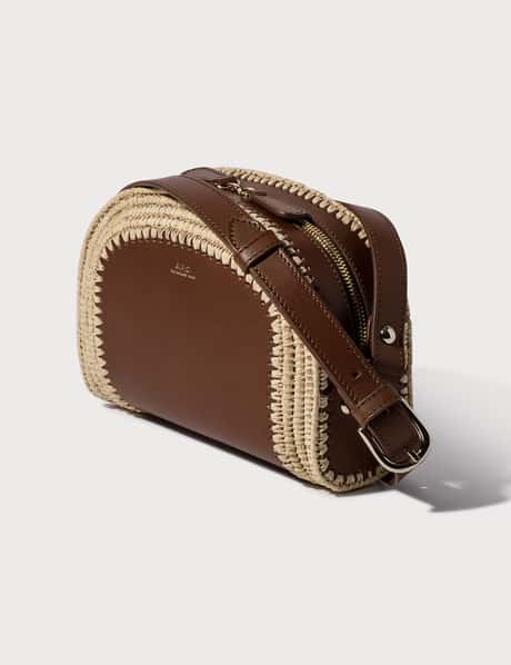 Brown Demi Lune mini bag