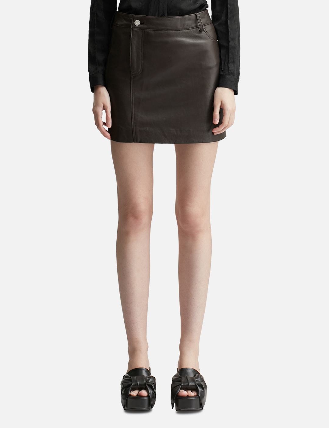 Sia Leather Skirt view 13