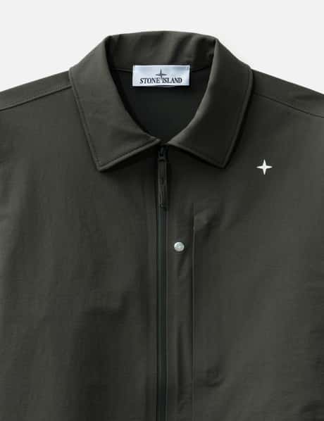 Textured Stretch Nylon Stellina Overshirt view 17