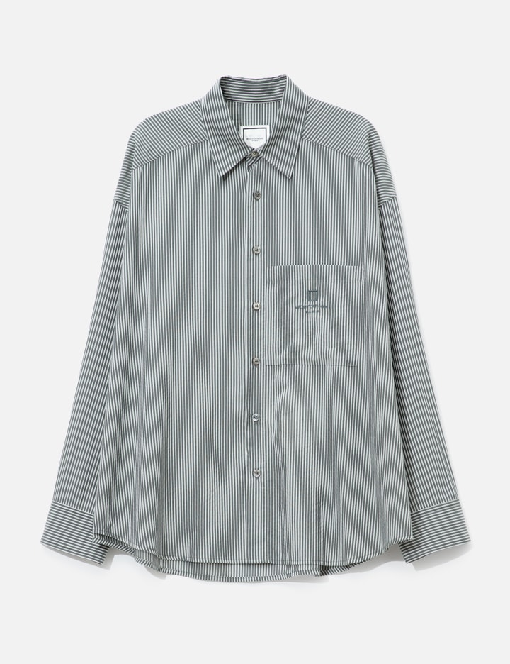 Wooyoungmi Black Stripe Over Size Shirt