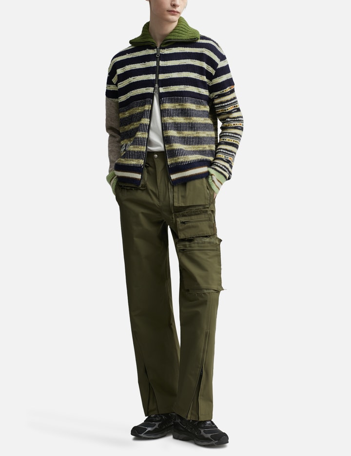 BLIFDEN PATCHWORK ZIP-UP CARDIGAN Placeholder Image