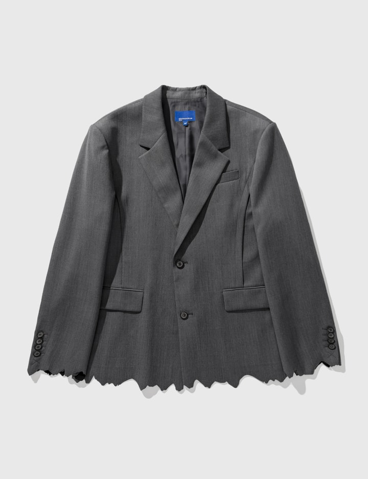 Destroyed Hem Wool Blazer Placeholder Image