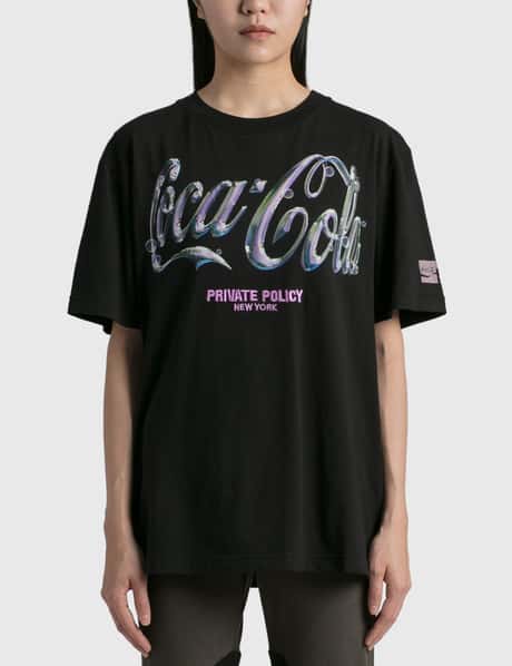 Private Policy コカ・コーラ クローム ロゴ Tシャツ