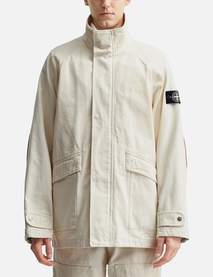 Natural Cotton Gabardine_stone Island Raw Beauty Short Parka Placeholder Image