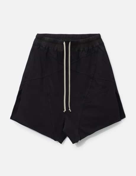 Rick Owens Drkshdw JERSEY TRUCKER CUT OFFS W PENTA SEAM