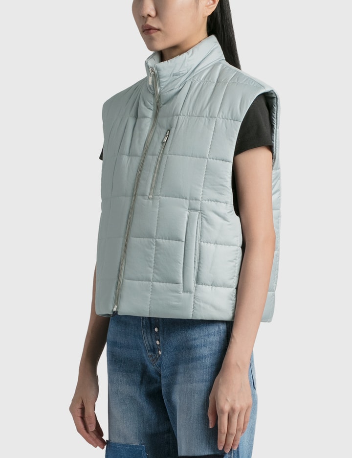 QUILTED ZIP POCKET VEST Placeholder Image