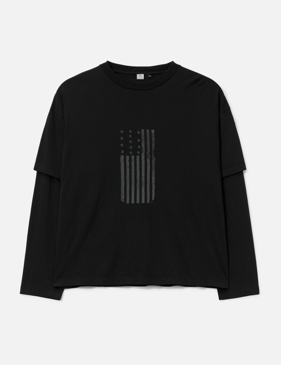 Graphic Double Layer Tee (American Flag) view 7