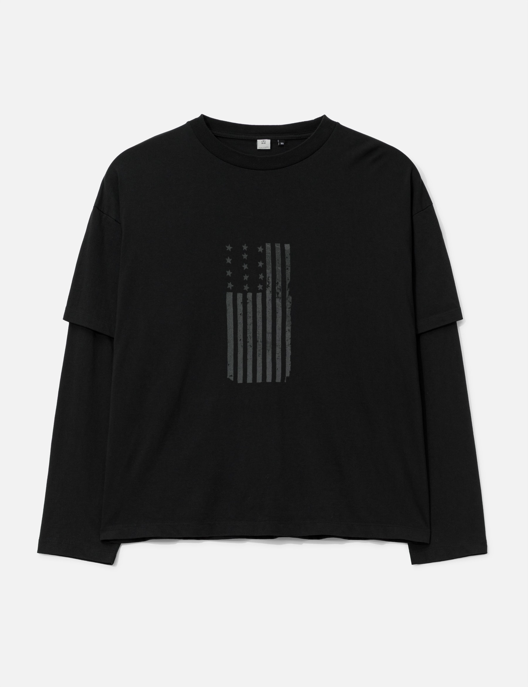 Graphic Double Layer Tee (American Flag) view 16