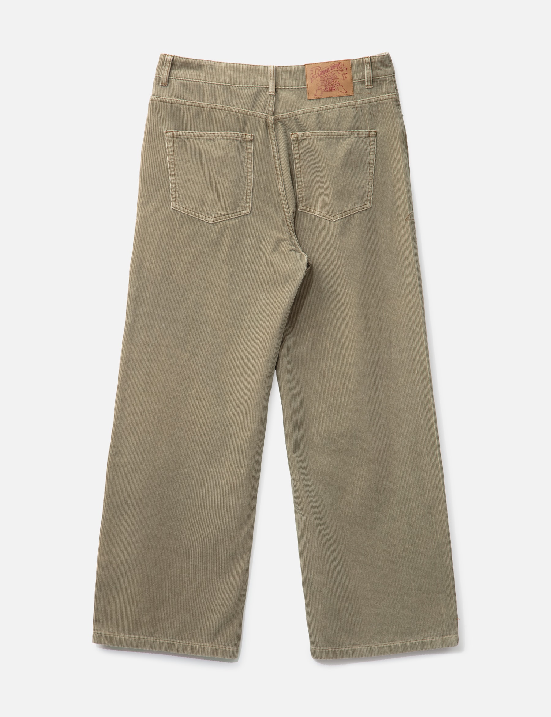 Corduroy Washed Semi Wide Pants view 20