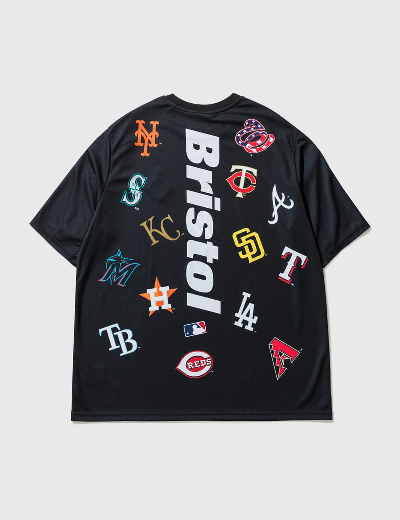 送料無料格安F.C.Real Bristol MLB TOUR ALL TEAM Mサイズ Tシャツ/カットソー(半袖/袖なし)