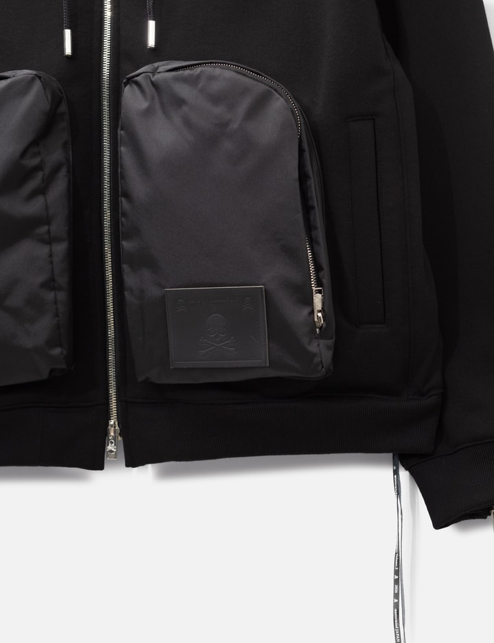 Mastermind Japan Nylon Pockets Zip-Up Hoodie