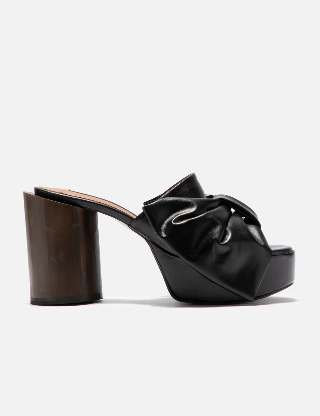 Black Ribbon Platform Sandals view 6