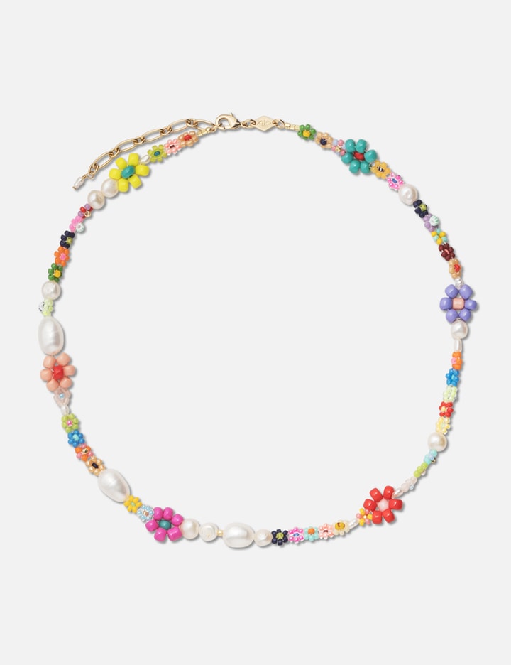 Anni Lu Mexi Flower Necklace In Multi