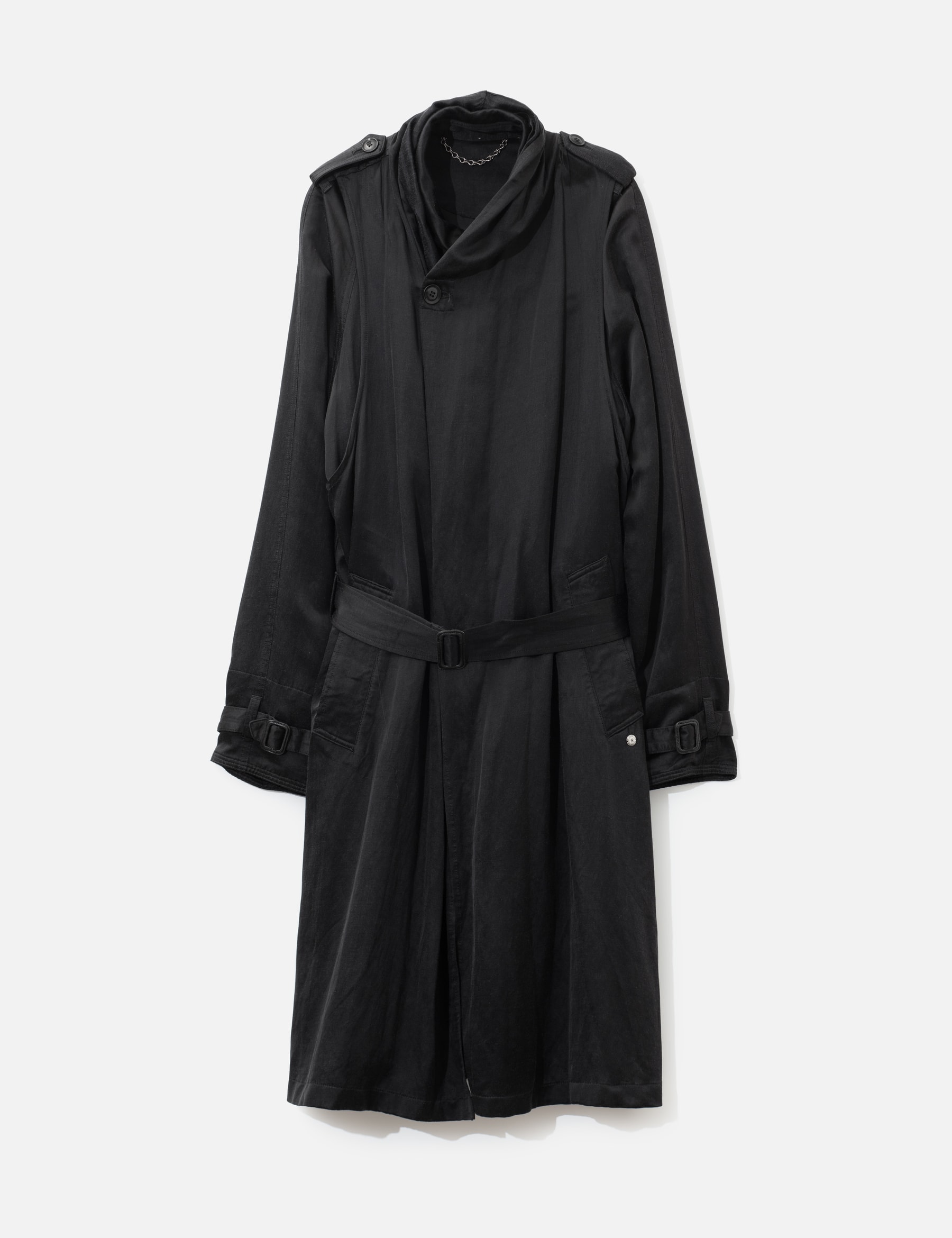 2 In 1 Satin Trench Coat view 16