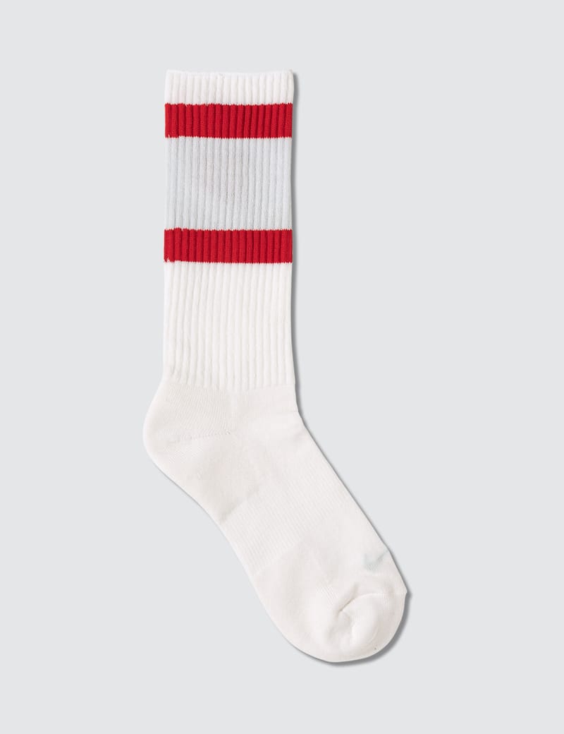 nike striped crew socks