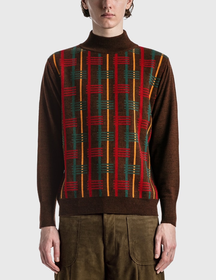 Rasta Hi-Gauge Mockneck Sweater Placeholder Image