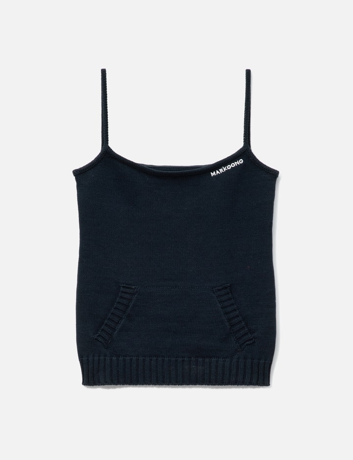 Navy Blue Knit Cami Top