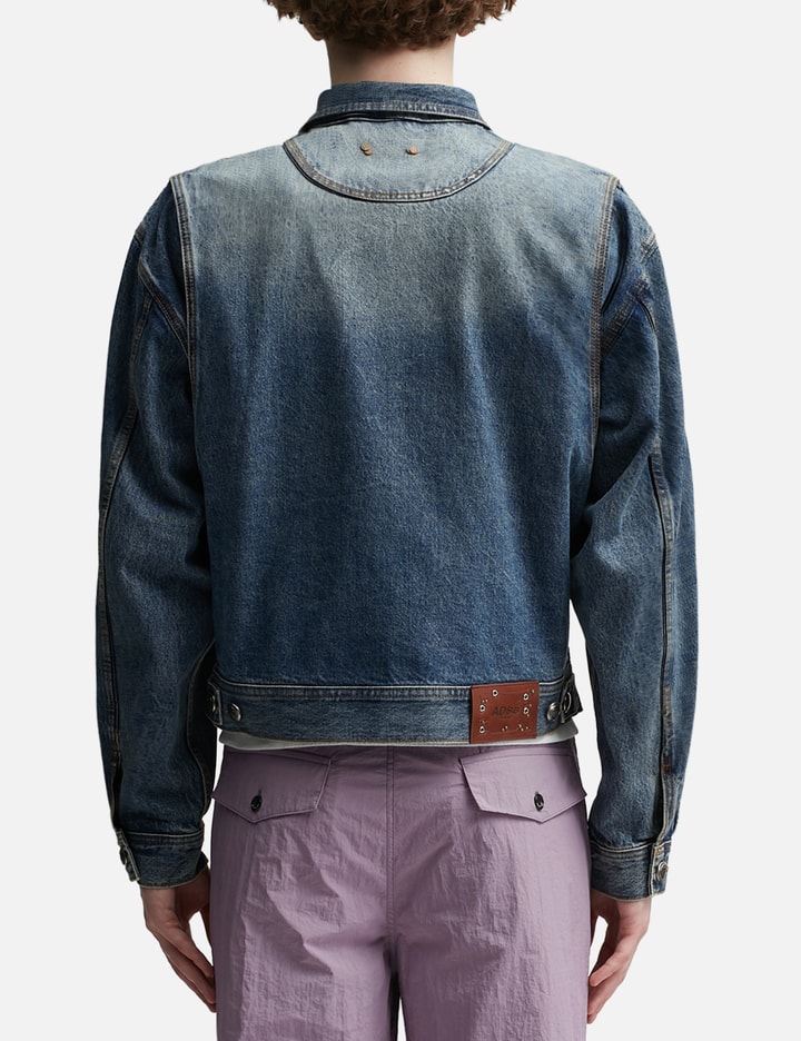 WAVE DENIM BOMBER JACKET Placeholder Image