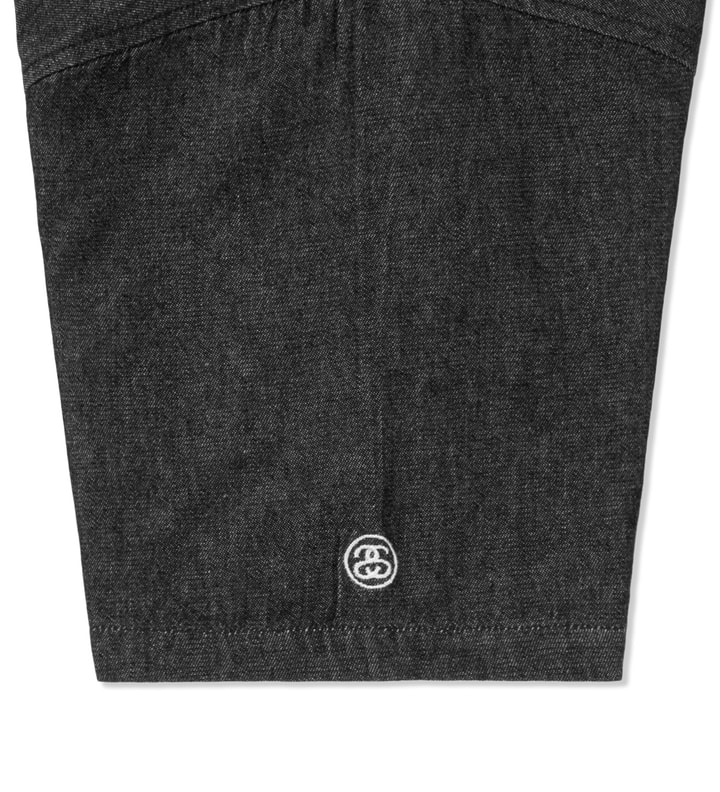 Stüssy Black Denim Baseball Shirt