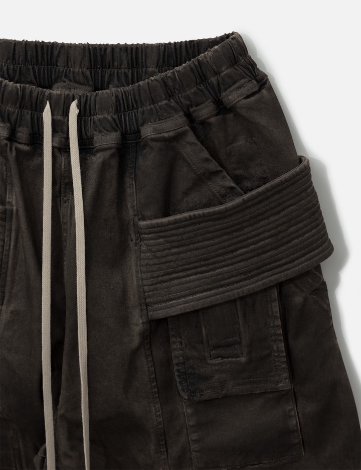 Rick Owens Drkshdw Dust Wash Creatch Cargo Drawstring