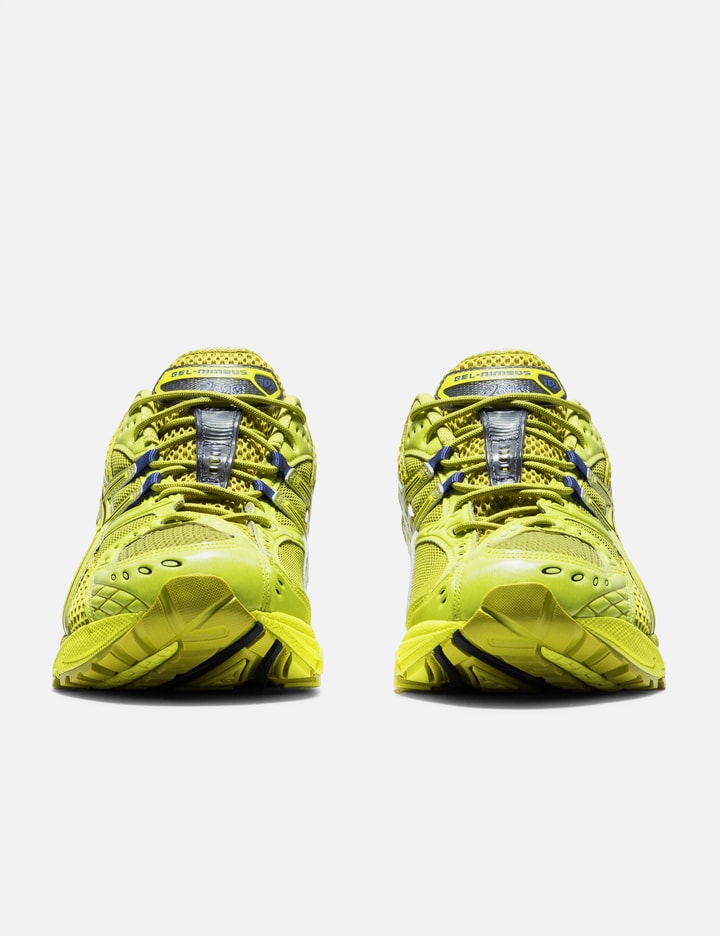 Asics Mesh Rubber Sole Sneakers With Branded Heel