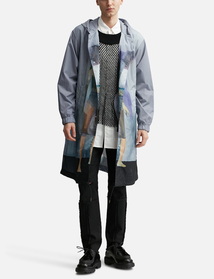 Shop Undercover Uc1d4305-1 Coat In Grey