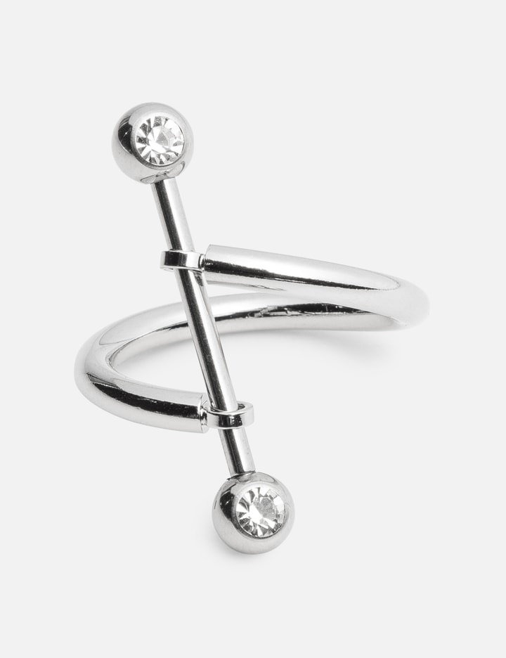 Shop Justine Clenquet Holly Ring In Silver