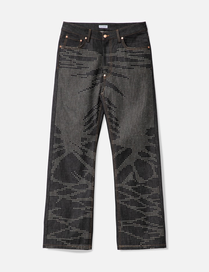 Laser Fade Pixel Denim Placeholder Image