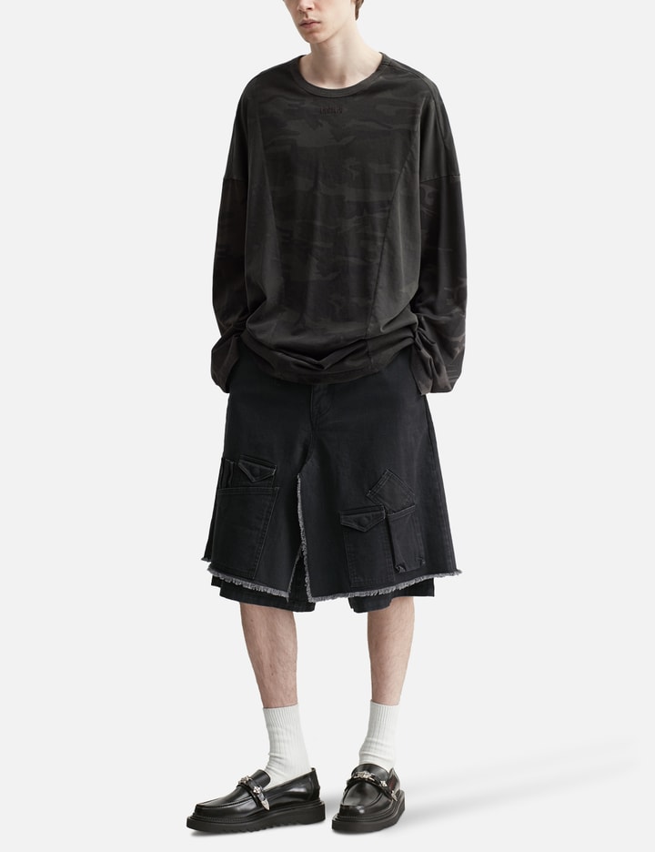 AJOBYAJO Camouflage Leopard Mixed Long Sleeve