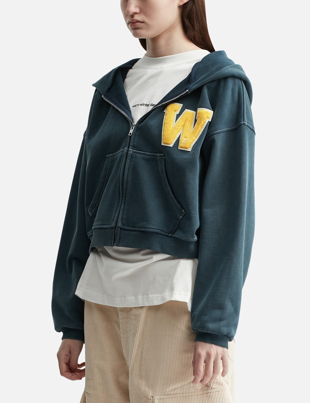 Varsity Zip Up Hoodie view 8