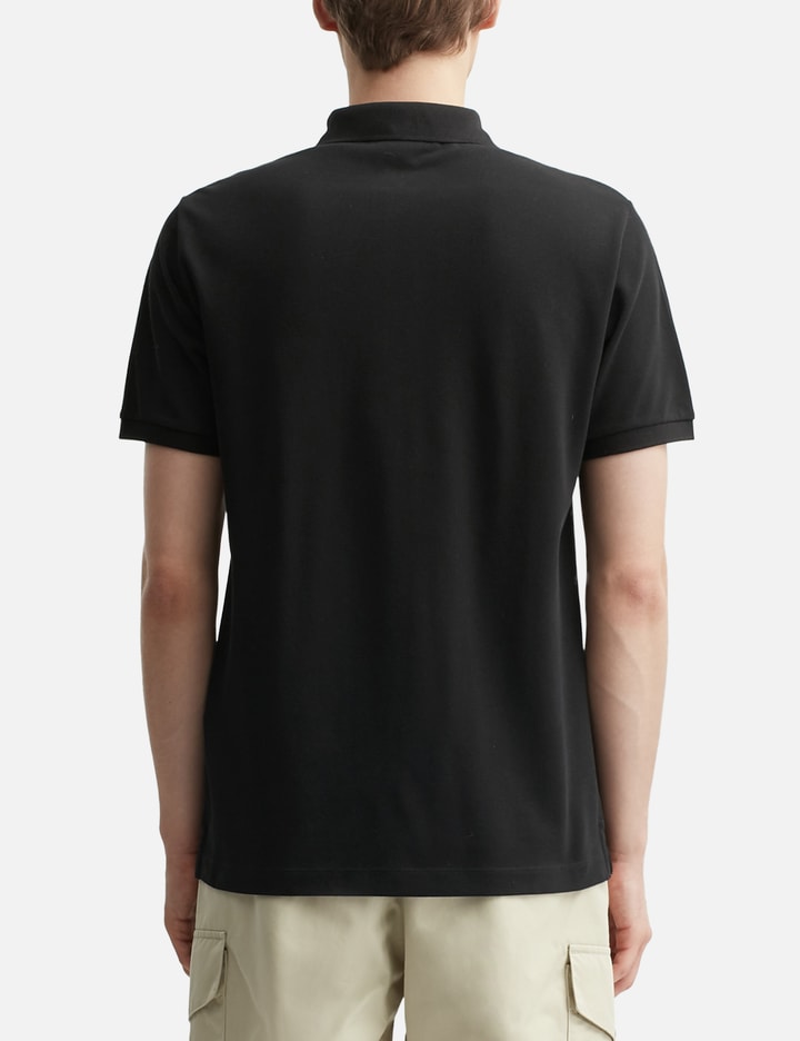 Stone Island Black Piquet Polo Shirt