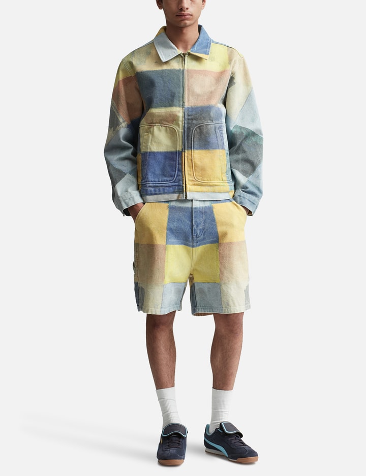 Checkered Painted Printed Workcoat Placeholder Image