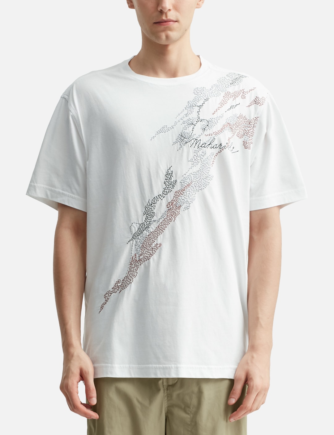 Sashiko Bonsai Short Sleeve T-Shirt view 12