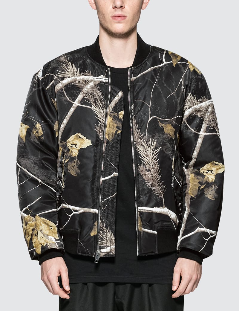 snow camo bomber jacket