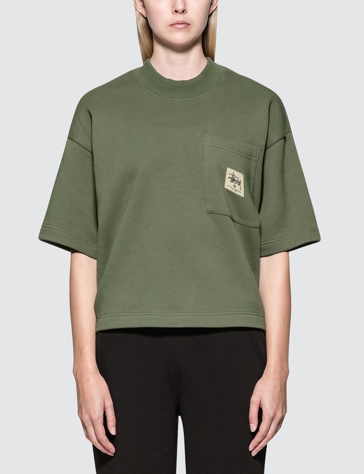 Juno Boxy Mock Neck S/S T-Shirt Placeholder Image