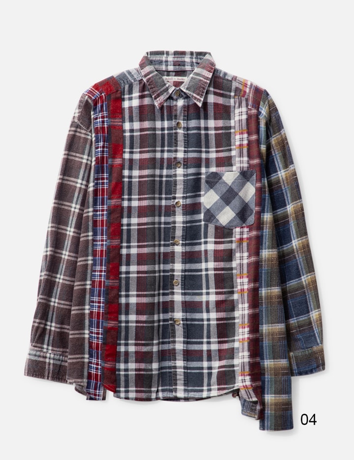 7 Cuts Wide Flannel Shirt Placeholder Image