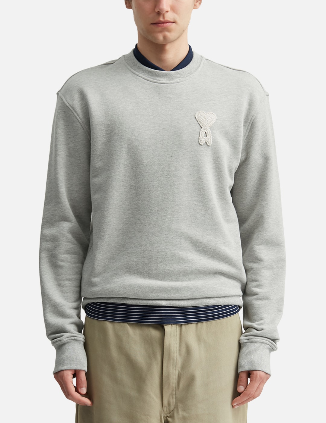 Cotton Knitted Ami De Coeur Sweatshirt view 18