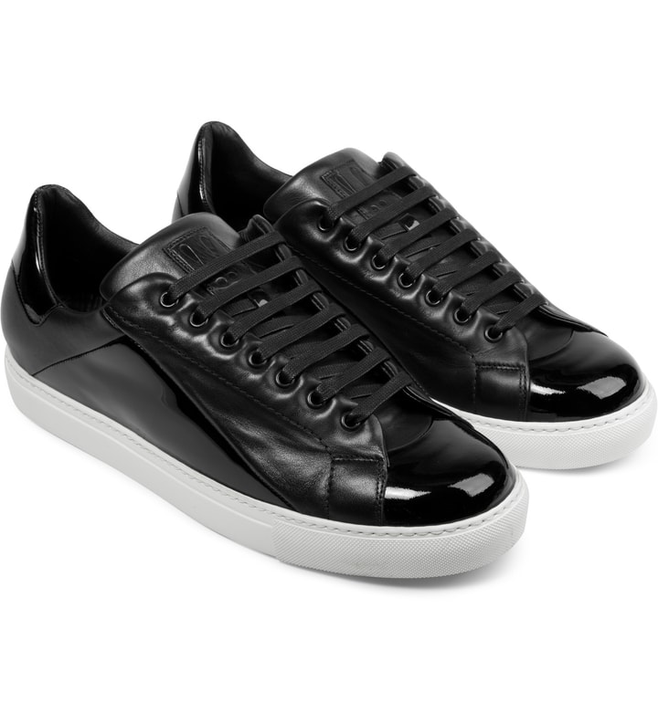 Black/White Cunningham Low Top Sneakers Placeholder Image