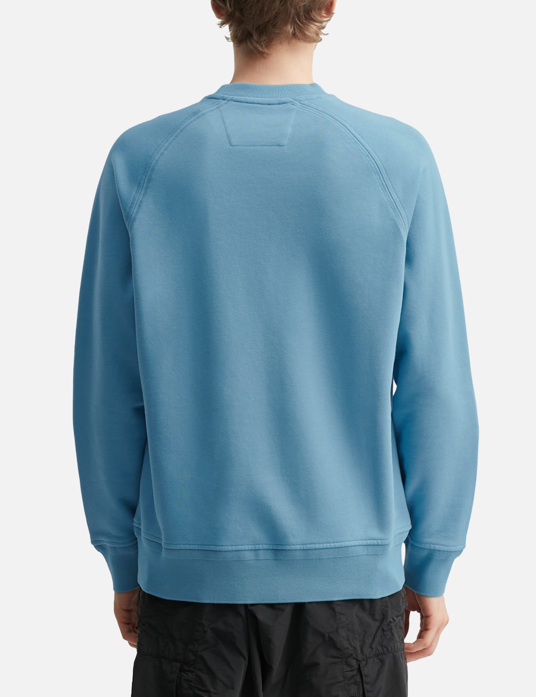 Diagonal Raised Fleece Crewneck Logo Sweatshirt view 19