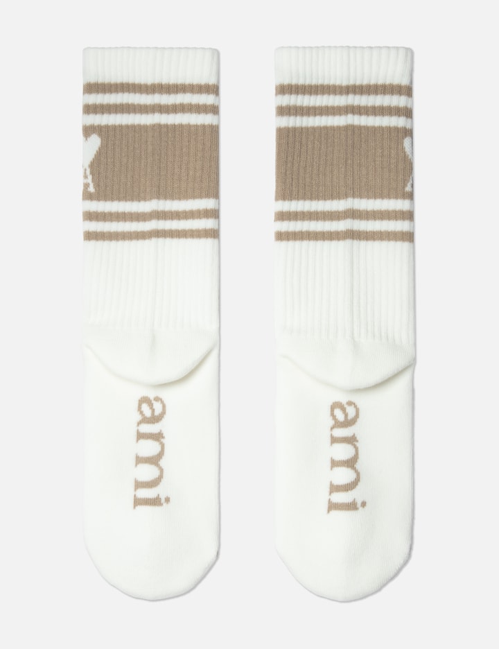 Ami de Coeur Striped Socks Placeholder Image