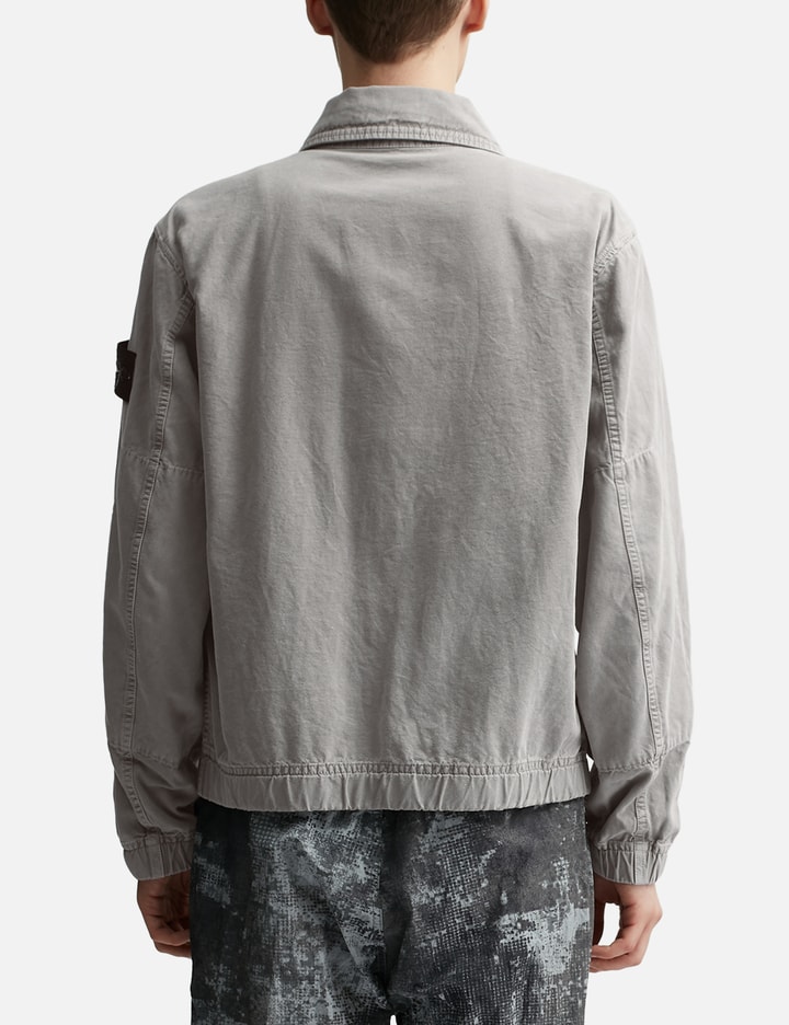 Shop Stone Island Panama Tinto Terra Blouson In Grey