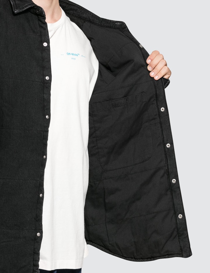 Denim Puffer Shirt Placeholder Image