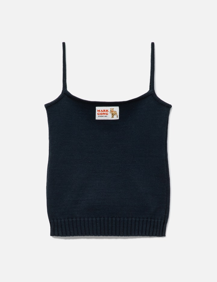Navy Blue Knit Cami Top